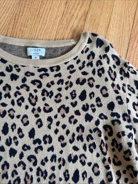 J Crew leopard print sweater